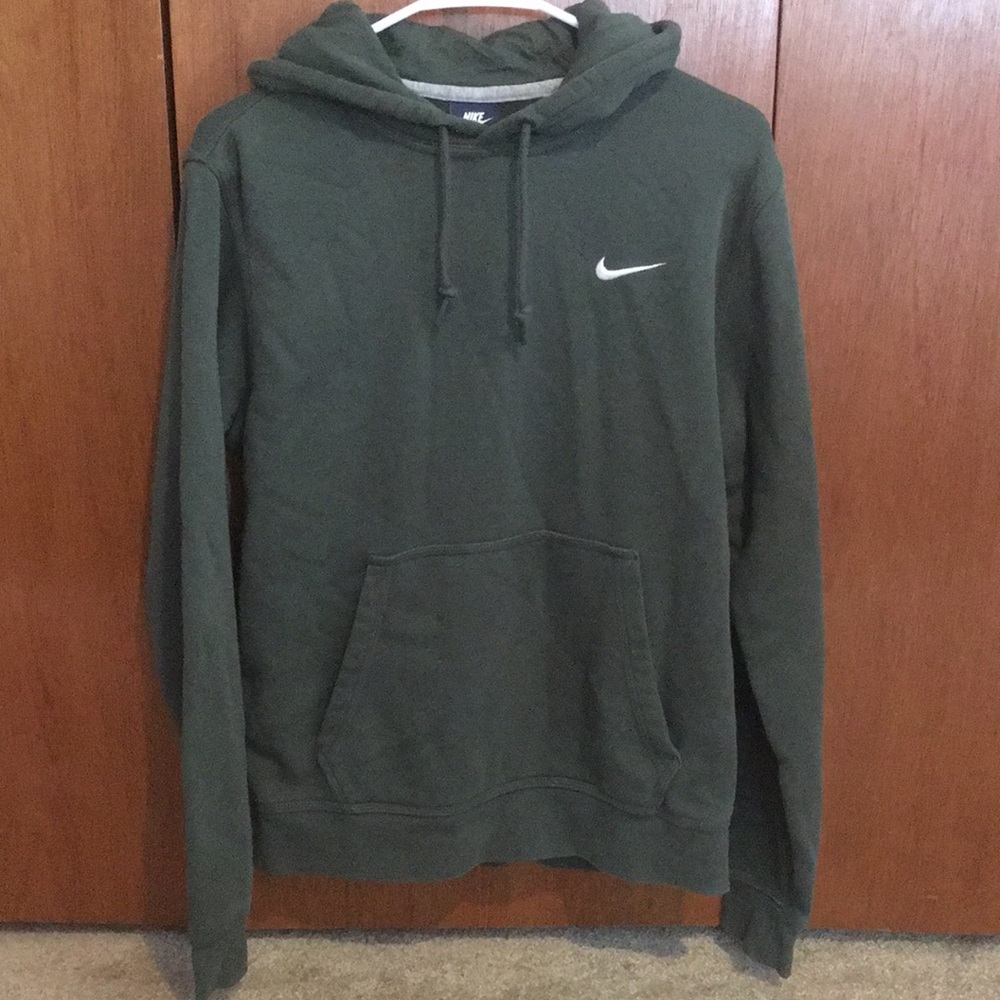 Green Nike hoodie